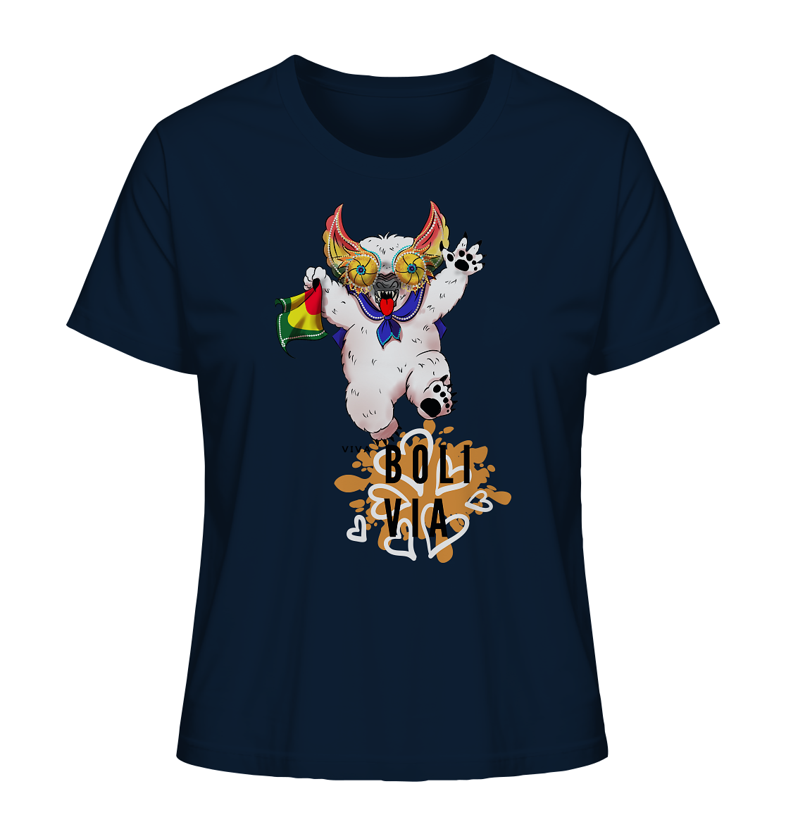 Ladies Shirt Oso Diablada - Organic Shirt (100% organic cotton, various colors)