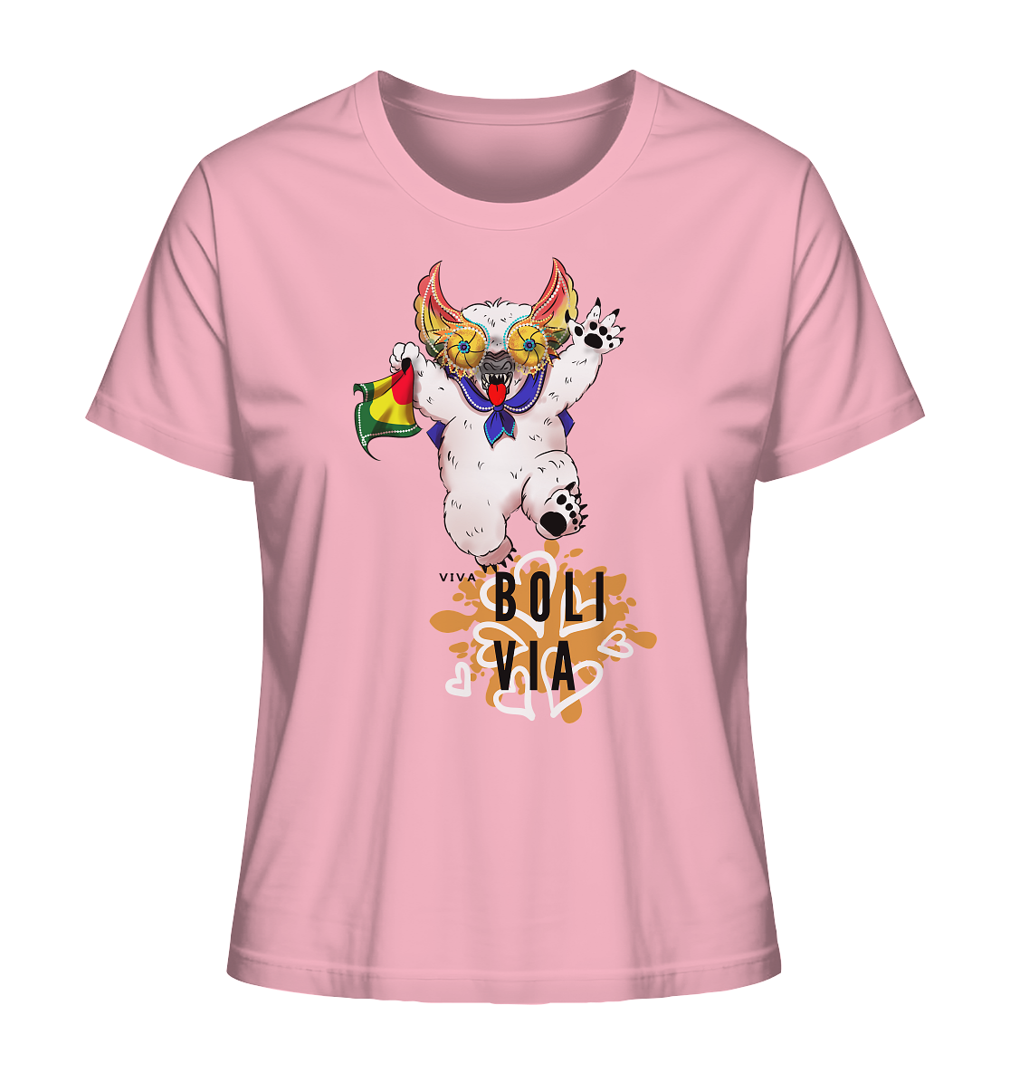 Ladies Shirt Oso Diablada - Organic Shirt (100% organic cotton, various colors)
