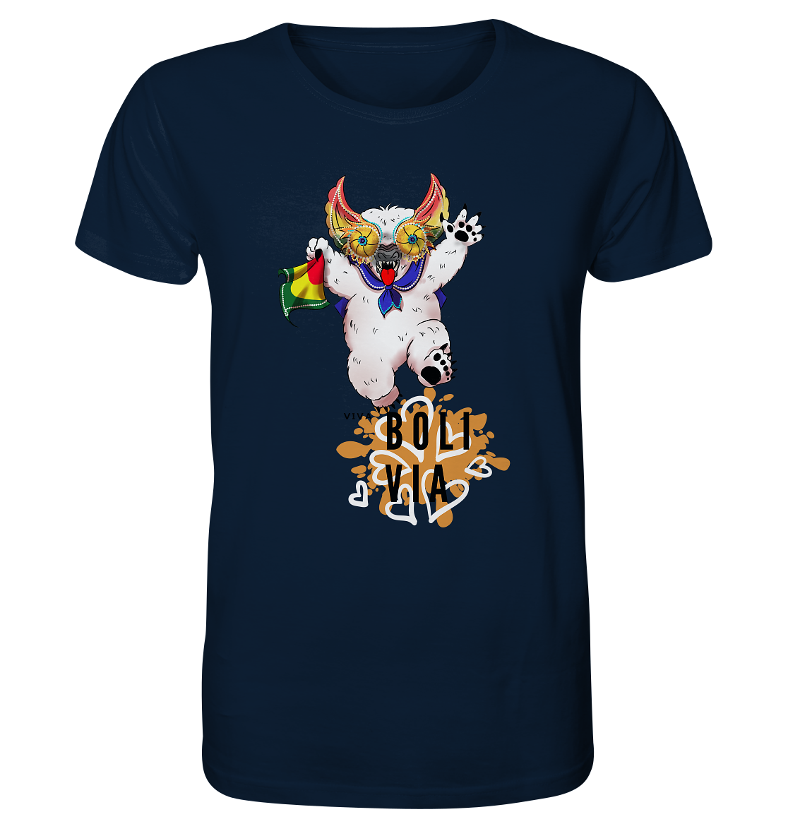 T-Shirt Oso Diablada - Organic Shirt (100% organic cotton, various colors)