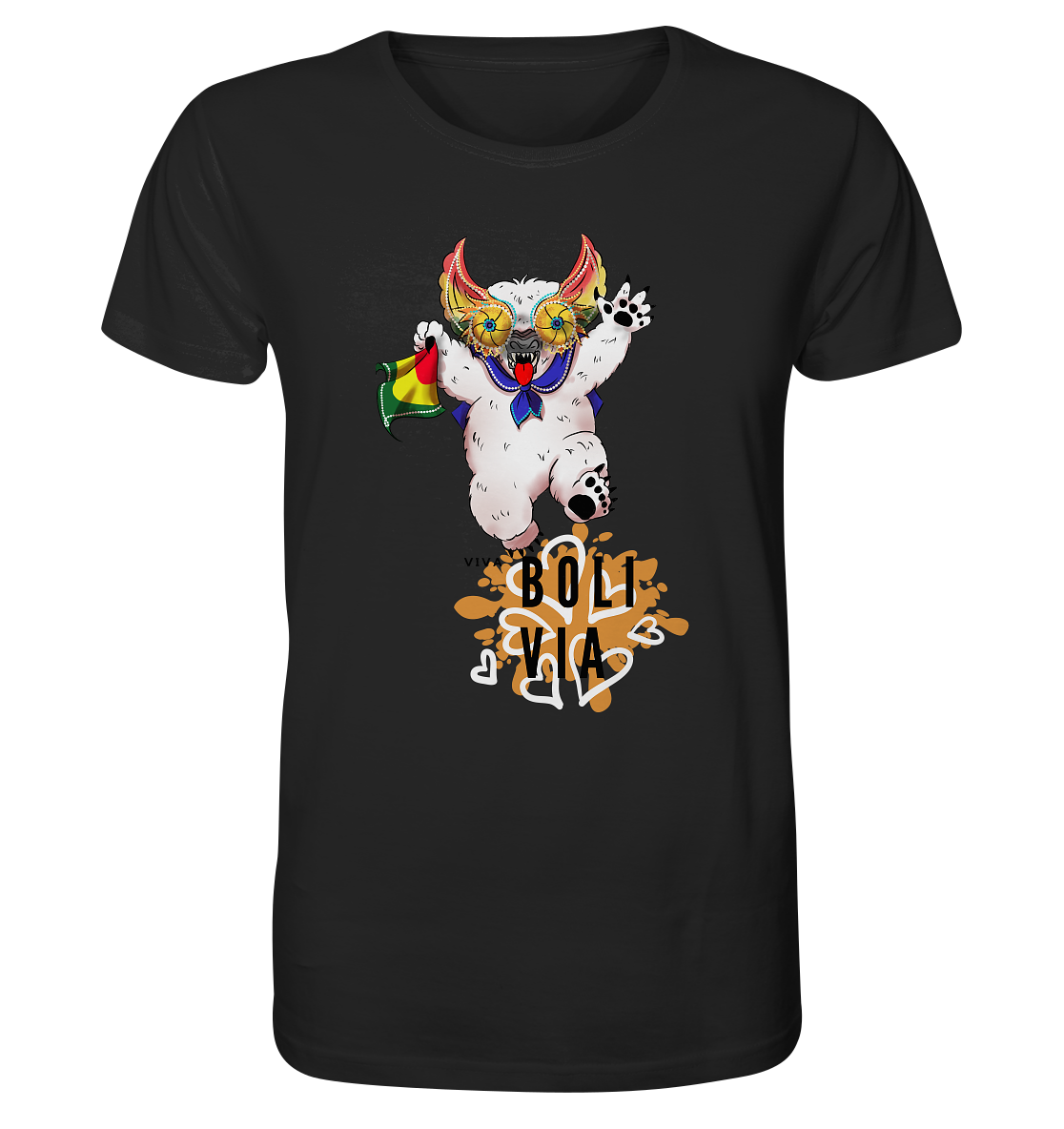 T-Shirt Oso Diablada - Organic Shirt (100% organic cotton, various colors)