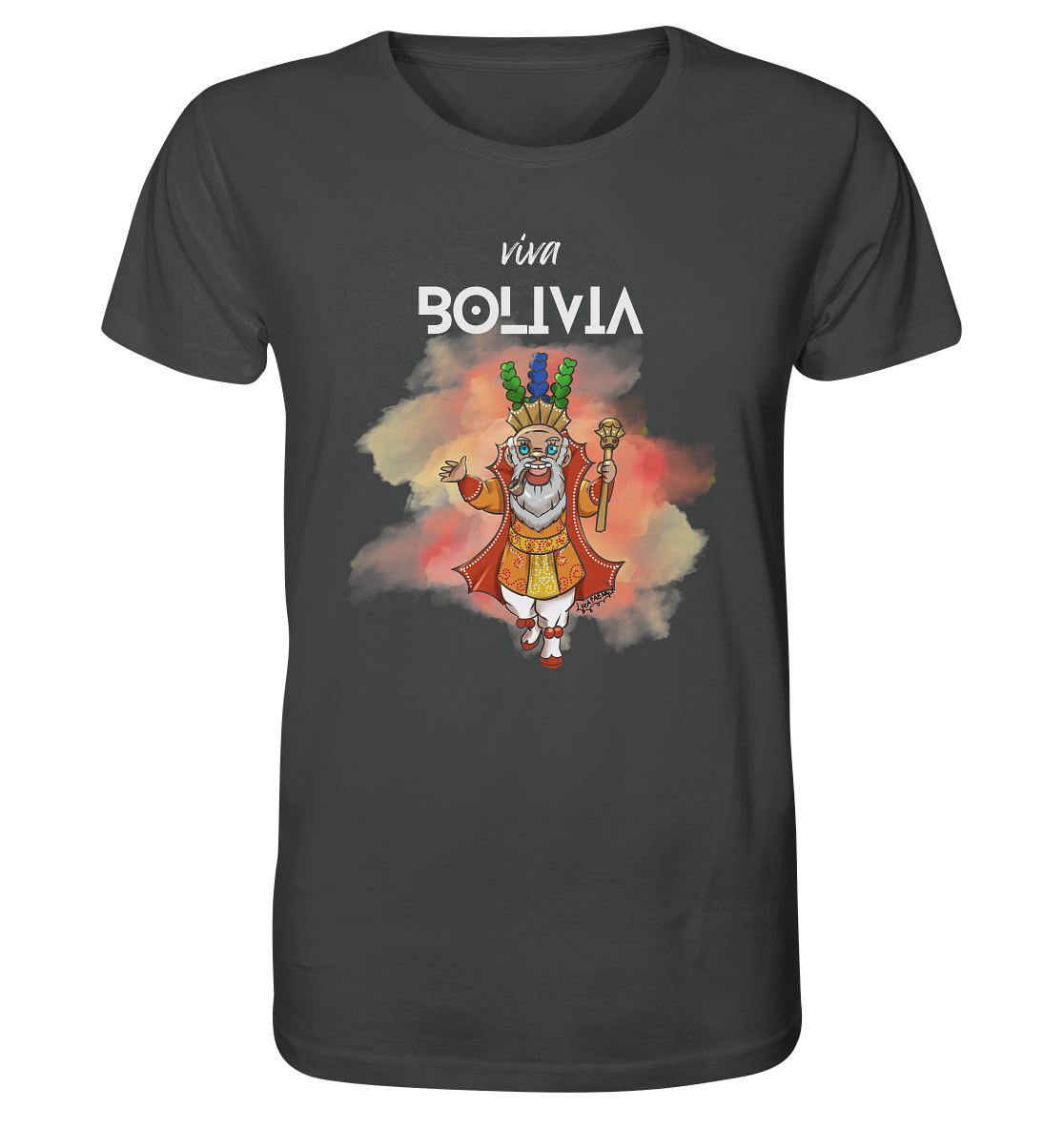 T-Shirt Moreno Viva Bolivia - Organic Shirt (100% organic cotton, various colors)