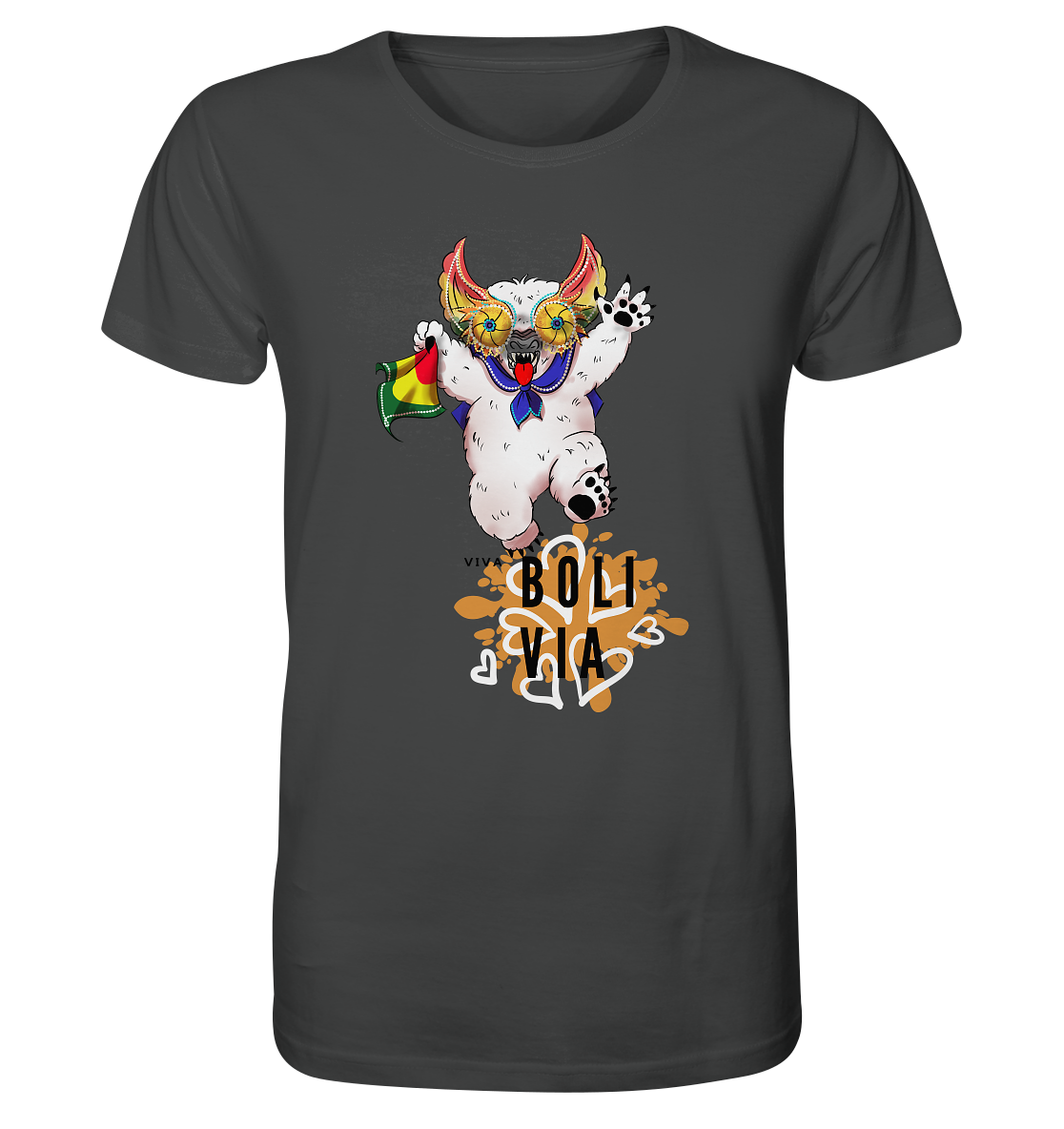 T-Shirt Oso Diablada - Organic Shirt (100% organic cotton, various colors)