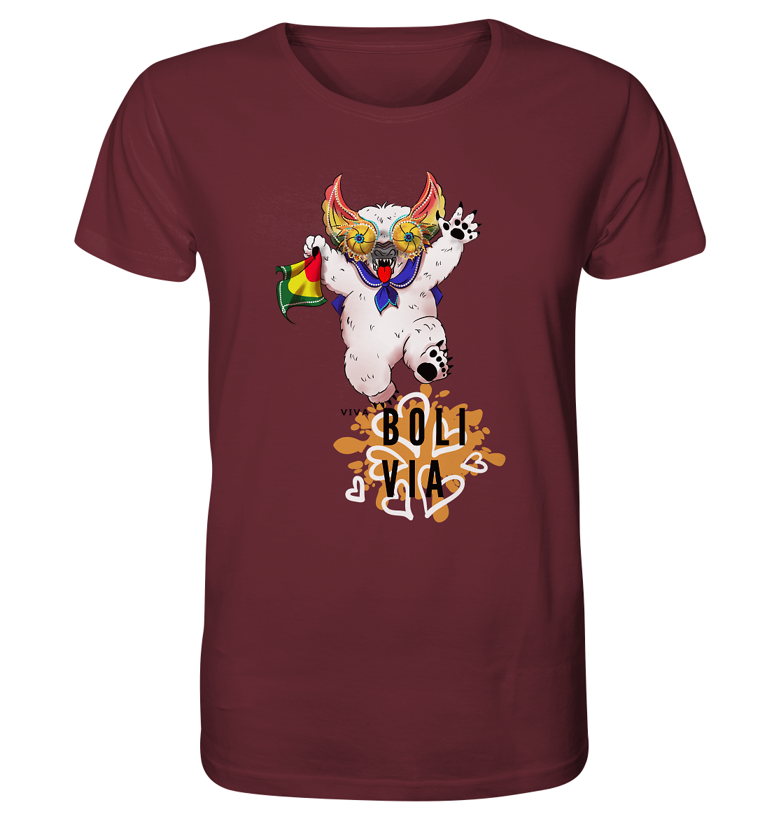 T-Shirt Oso Diablada - Organic Shirt (100% organic cotton, various colors)