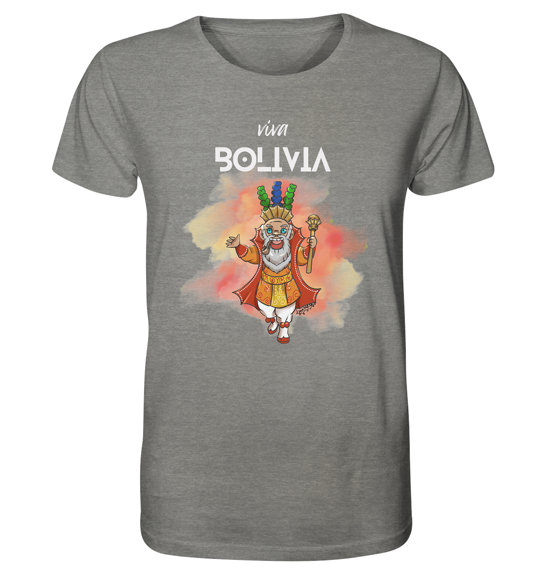 T-Shirt Moreno Viva Bolivia - Organic Shirt (100% organic cotton, various colors)