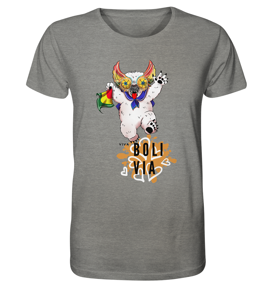 T-Shirt Oso Diablada - Organic Shirt (100% organic cotton, various colors)