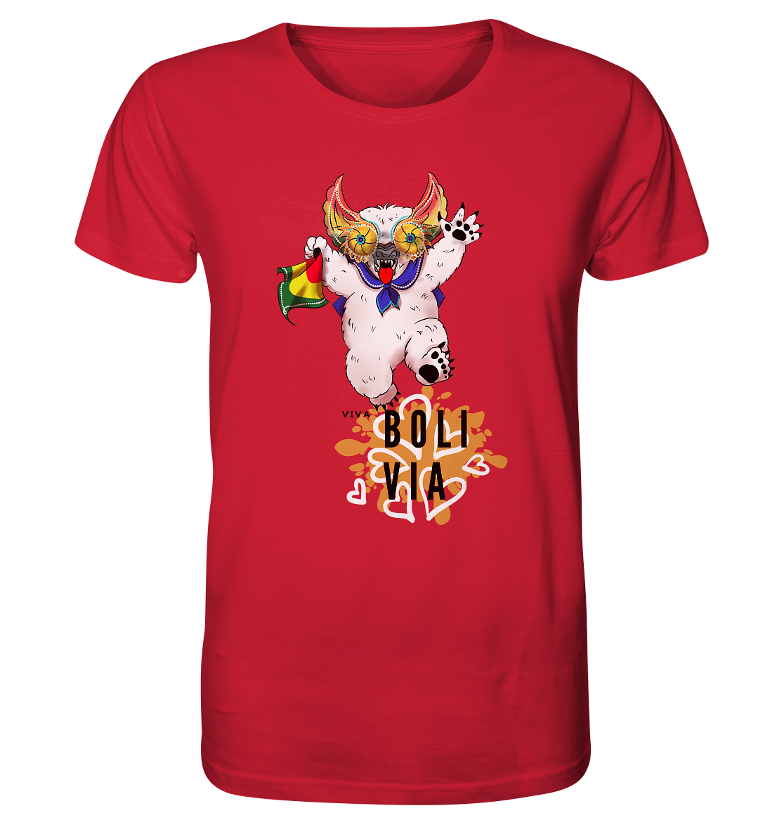 T-Shirt Oso Diablada - Organic Shirt (100% organic cotton, various colors)
