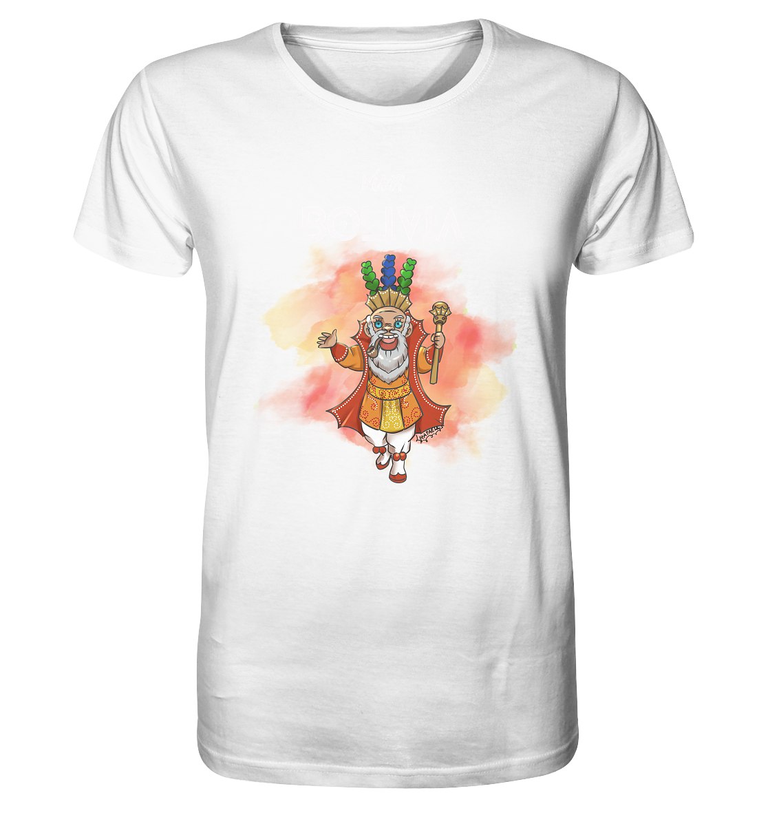 T-Shirt Moreno Viva Bolivia - Organic Shirt (100% organic cotton, various colors)
