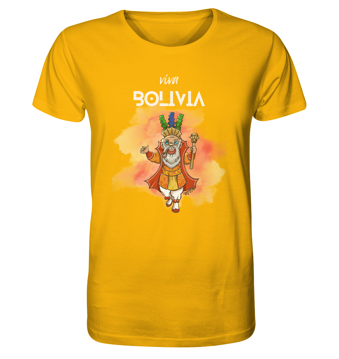 T-Shirt Moreno Viva Bolivia - Organic Shirt (100% organic cotton, various colors)