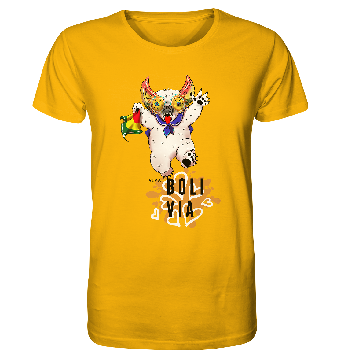 T-Shirt Oso Diablada - Organic Shirt (100% organic cotton, various colors)