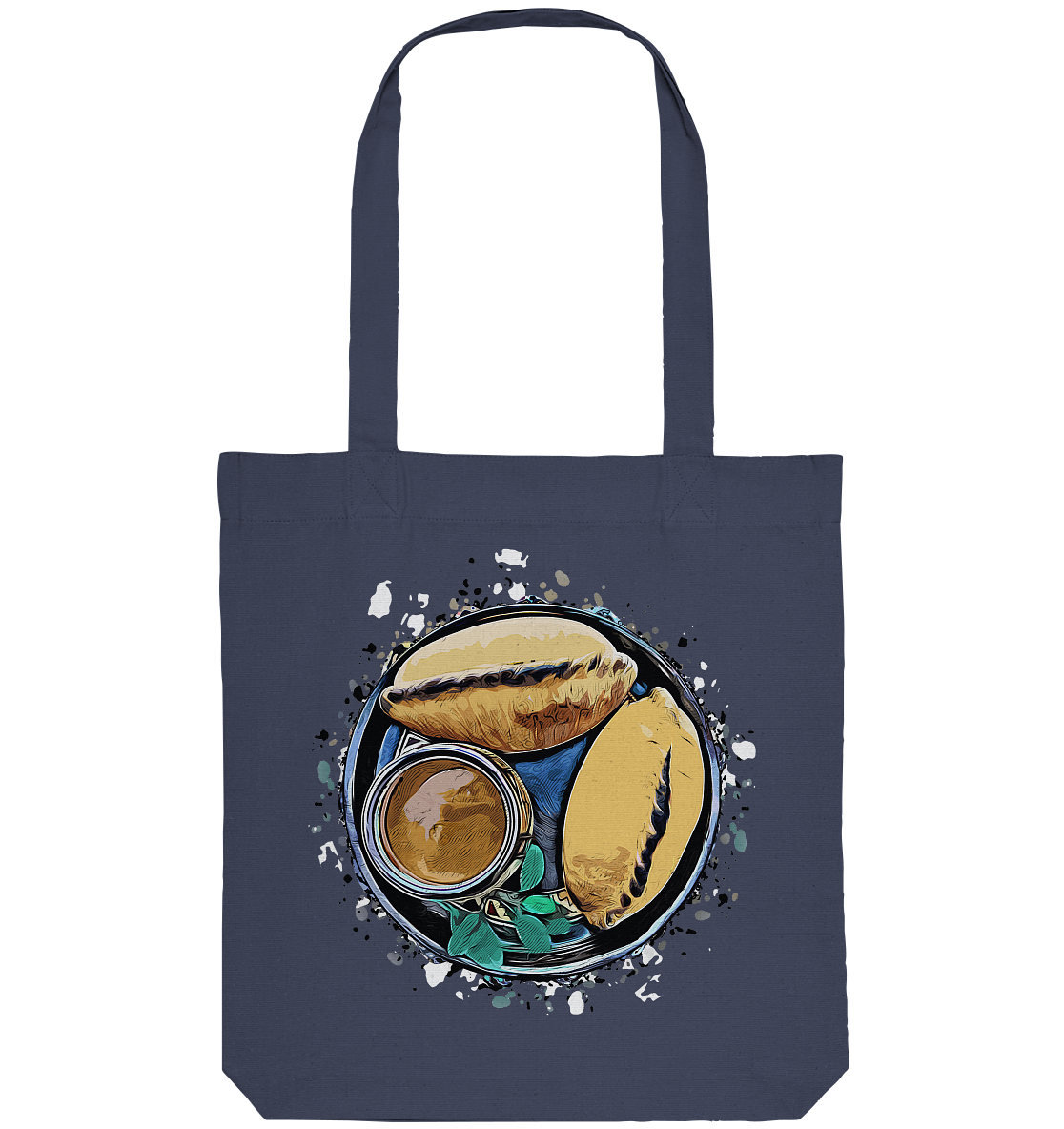 Salteñas Shopping Bag - Organic (80% recycled cotton, various colors)