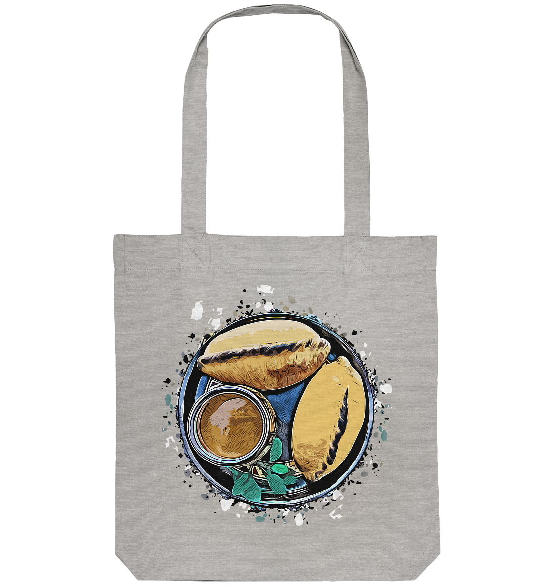 Salteñas Shopping Bag - Organic (80% recycled cotton, various colors)
