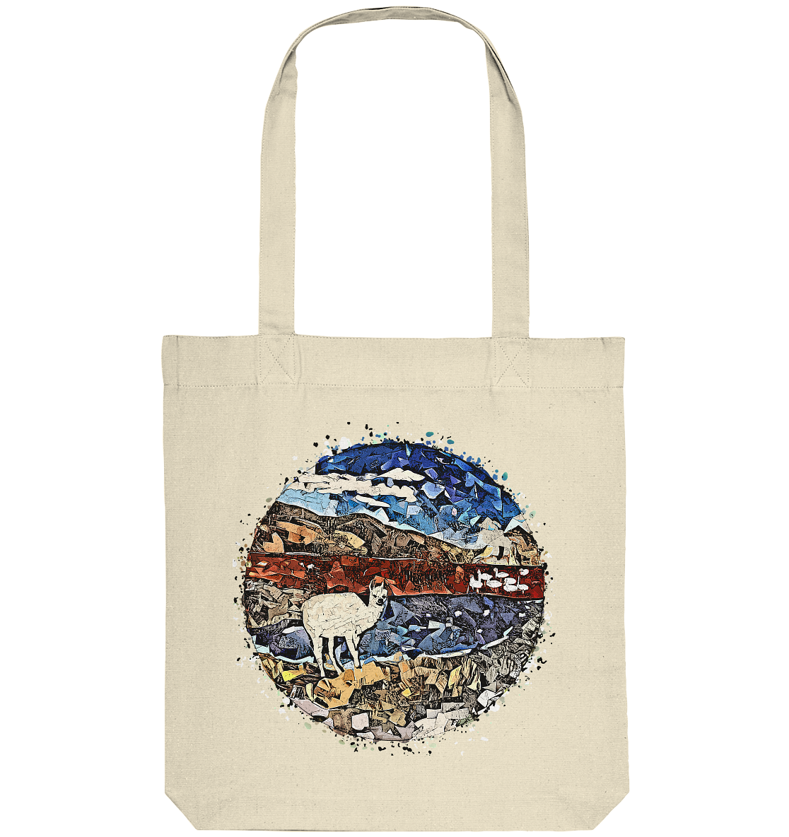 Laguna Colorada Shopping Bag - Organic (80% recycled cotton, various colors)
