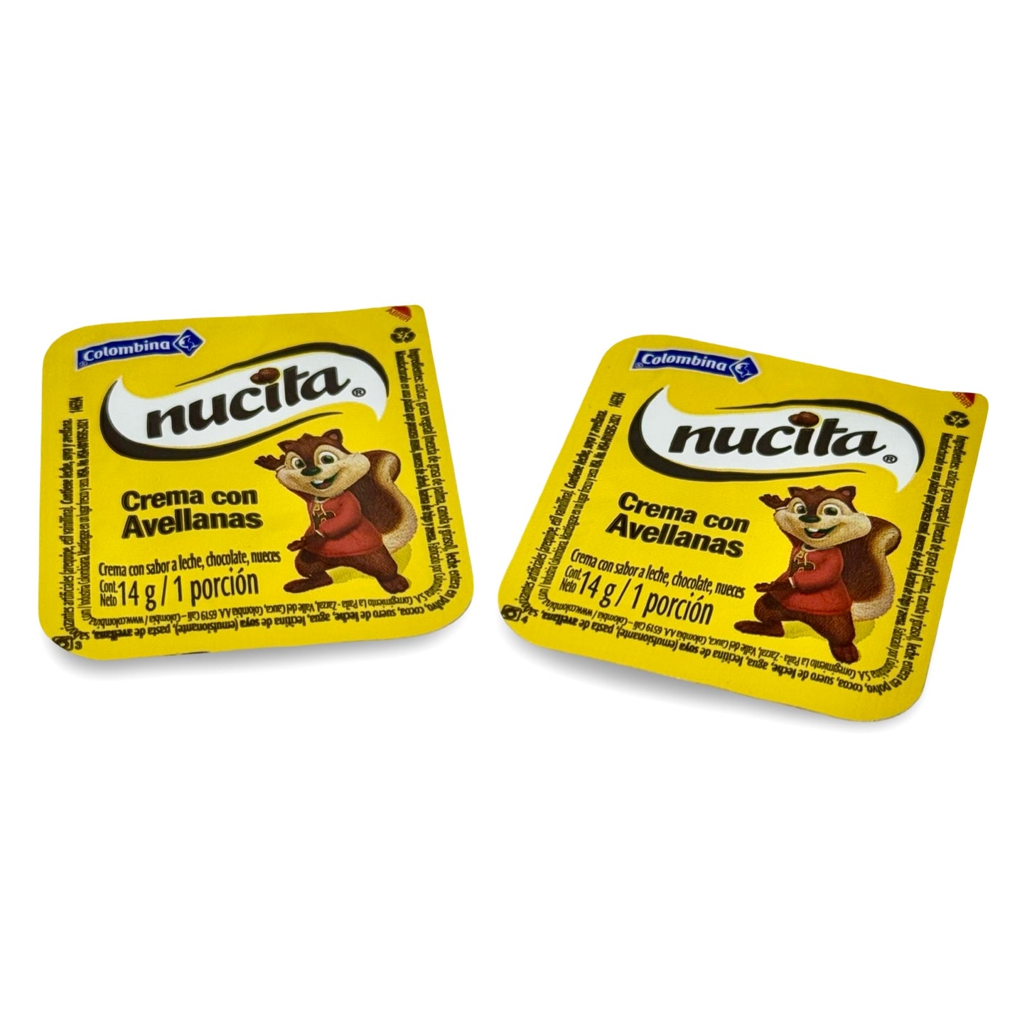 Nucita Schokolade 2 einzelne Verpackungen