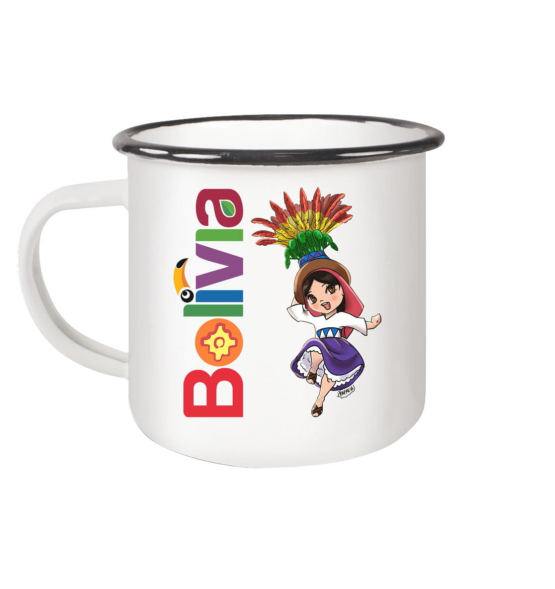Enamel Mug - Suri Sicuri Bolivia