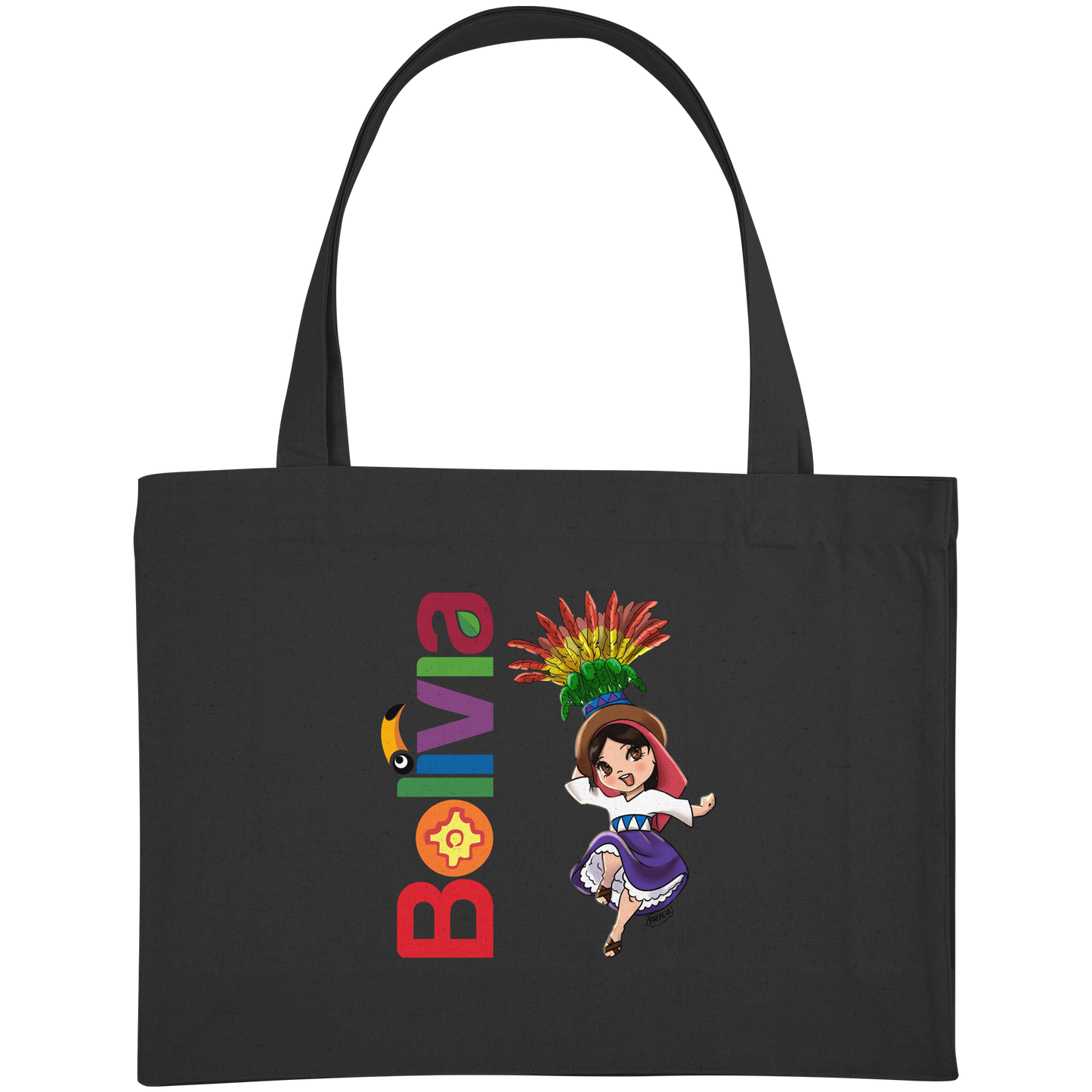 Shopping bag (organic) - Suri Sicuri Bolivia (various colors)