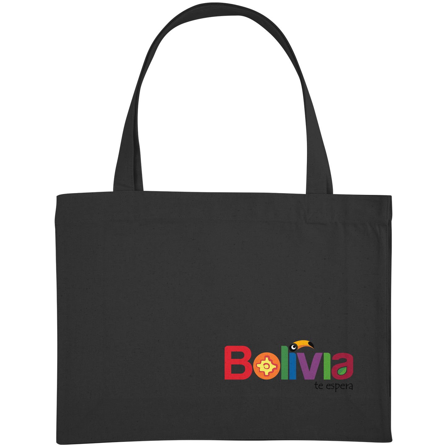 Shopping bag (organic) - Bolivia awaits you (various colors)