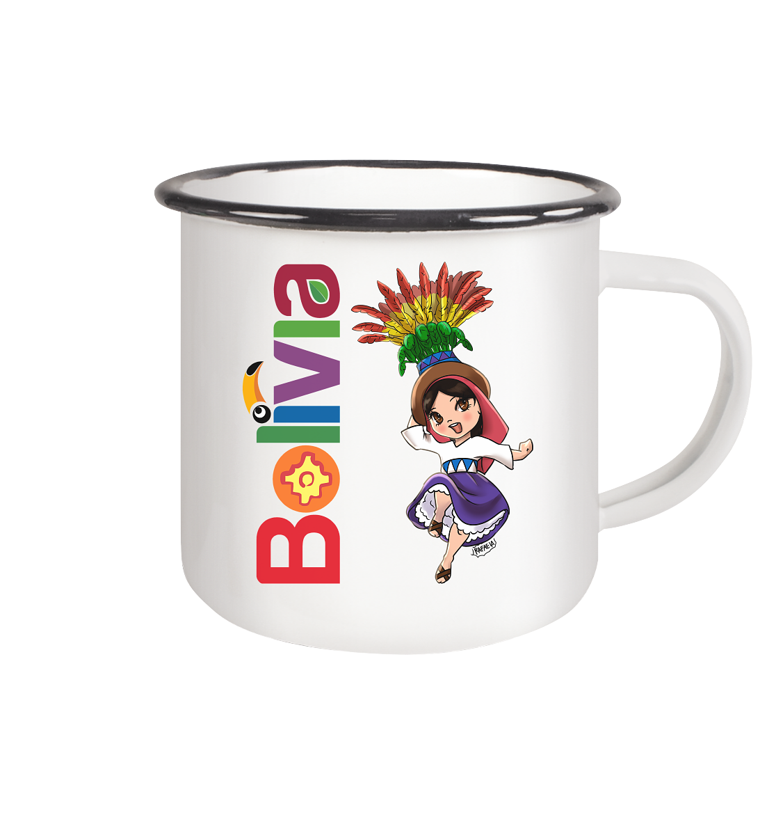 Enamel Mug - Suri Sicuri Bolivia