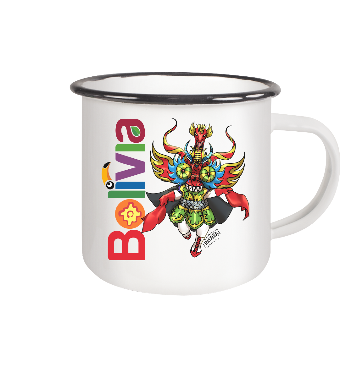 Enamel Mug - Diablo Bolivia