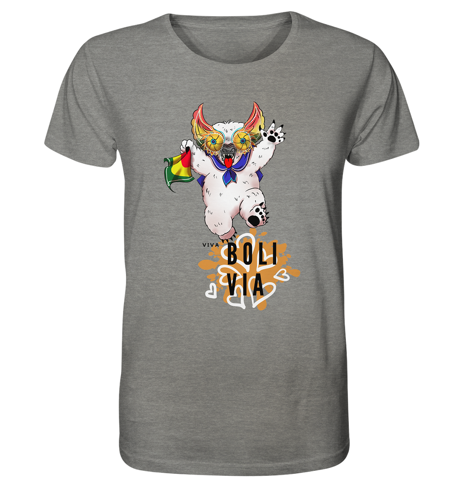 
                  
                    Camiseta Oso Viva Bolivia - Camiseta Orgánica (100% algodón orgánico, diferentes colores)
                  
                