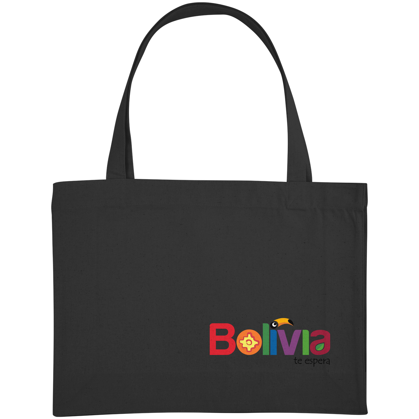 Shopping bag (organic) - Bolivia awaits you (various colors)