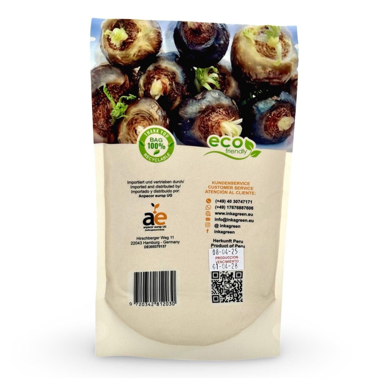 Maca Negra Rückseite