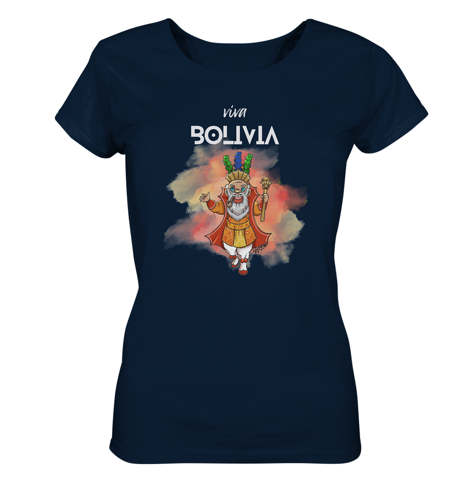 
                  
                    Camisa Dama Moreno Viva Bolivia - Camisa Orgánica (100% algodón orgánico, diferentes colores)
                  
                