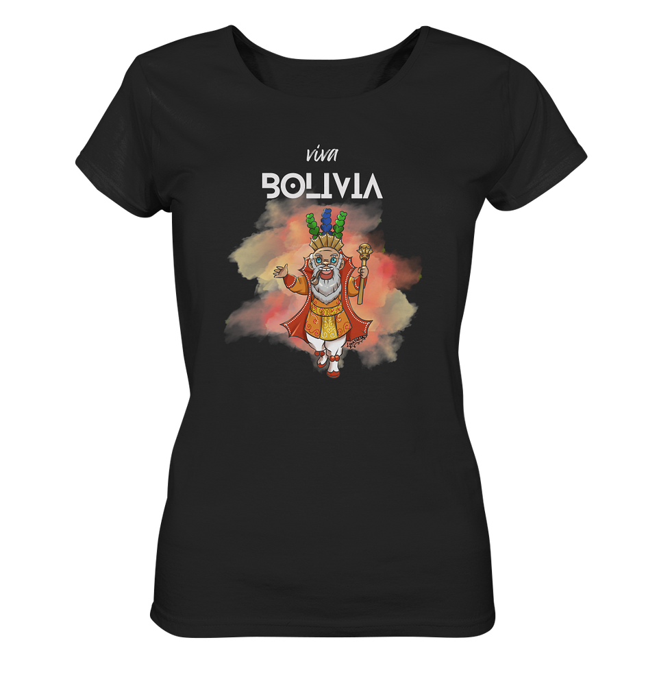 
                  
                    Camisa Dama Moreno Viva Bolivia - Camisa Orgánica (100% algodón orgánico, diferentes colores)
                  
                