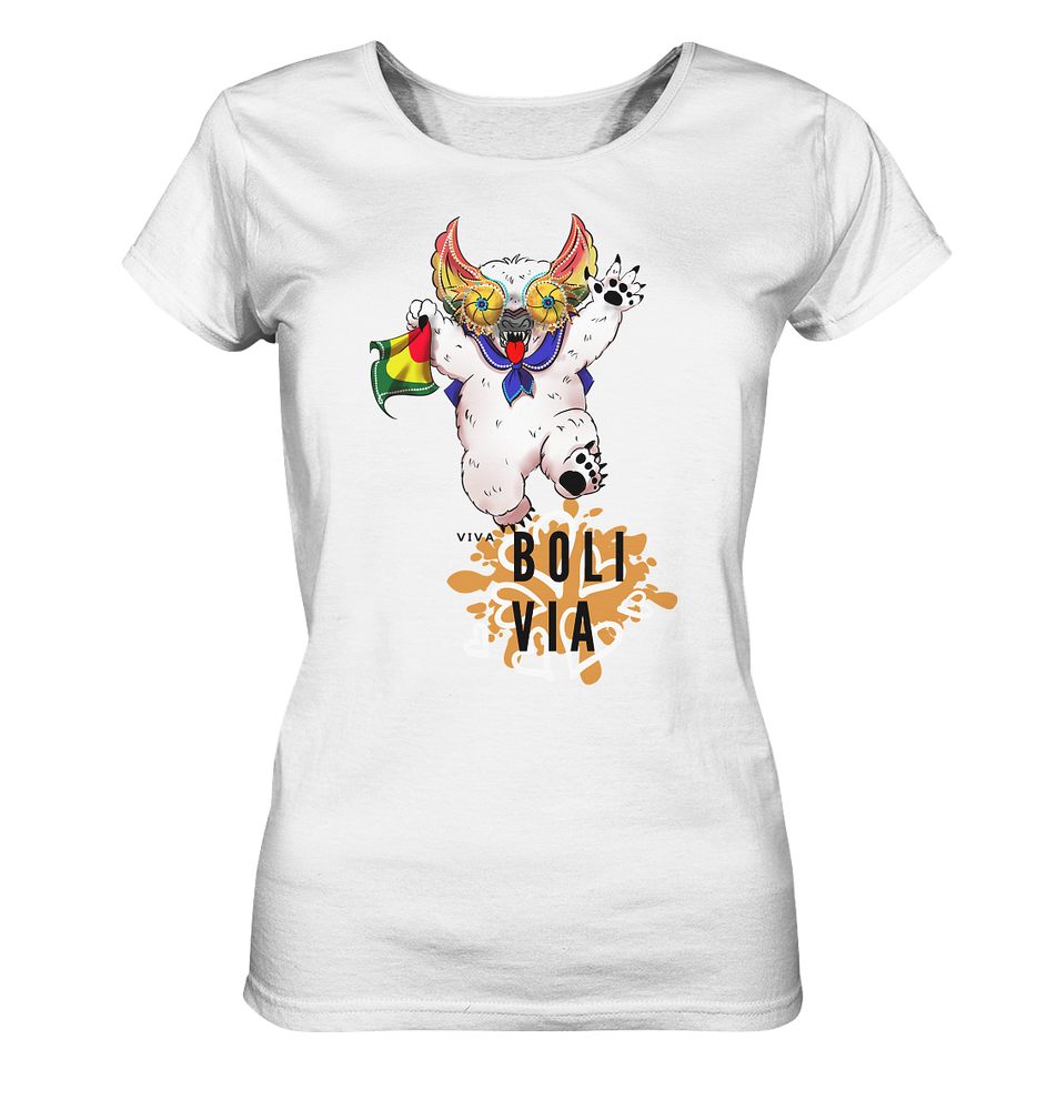 
                  
                    Camisa Lady Oso Viva Bolivia - Camisa Orgánica (100% algodón orgánico, diferentes colores)
                  
                