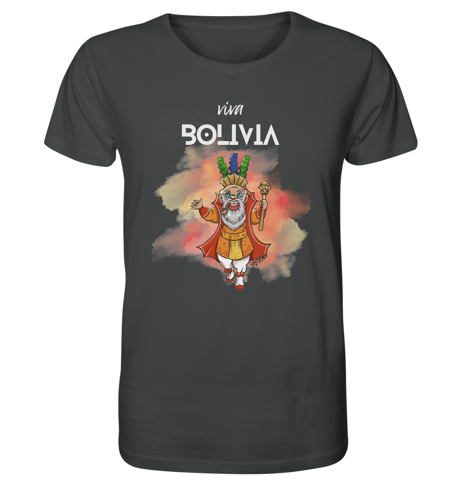 
                  
                    Camiseta Moreno Viva Bolivia - Camiseta Orgánica (100% algodón orgánico, diferentes colores)
                  
                
