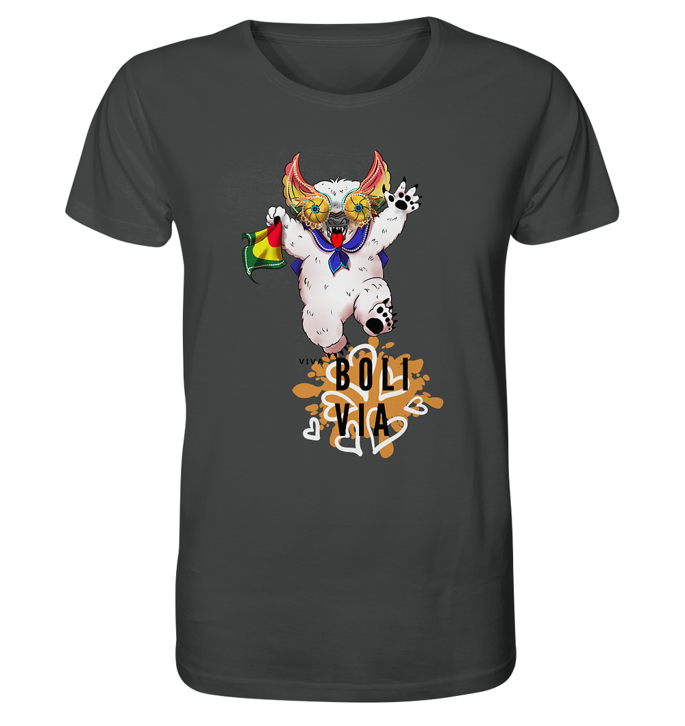 T-Shirt Oso Viva Bolivia - Organic Shirt (100% Bio-Baumwolle, verschiedene Farben)