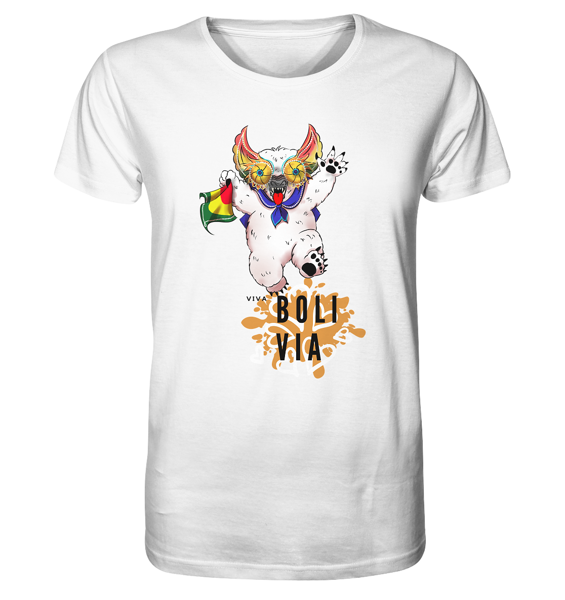 
                  
                    T-Shirt Oso Viva Bolivia - Organic Shirt (100% Bio-Baumwolle, verschiedene Farben)
                  
                