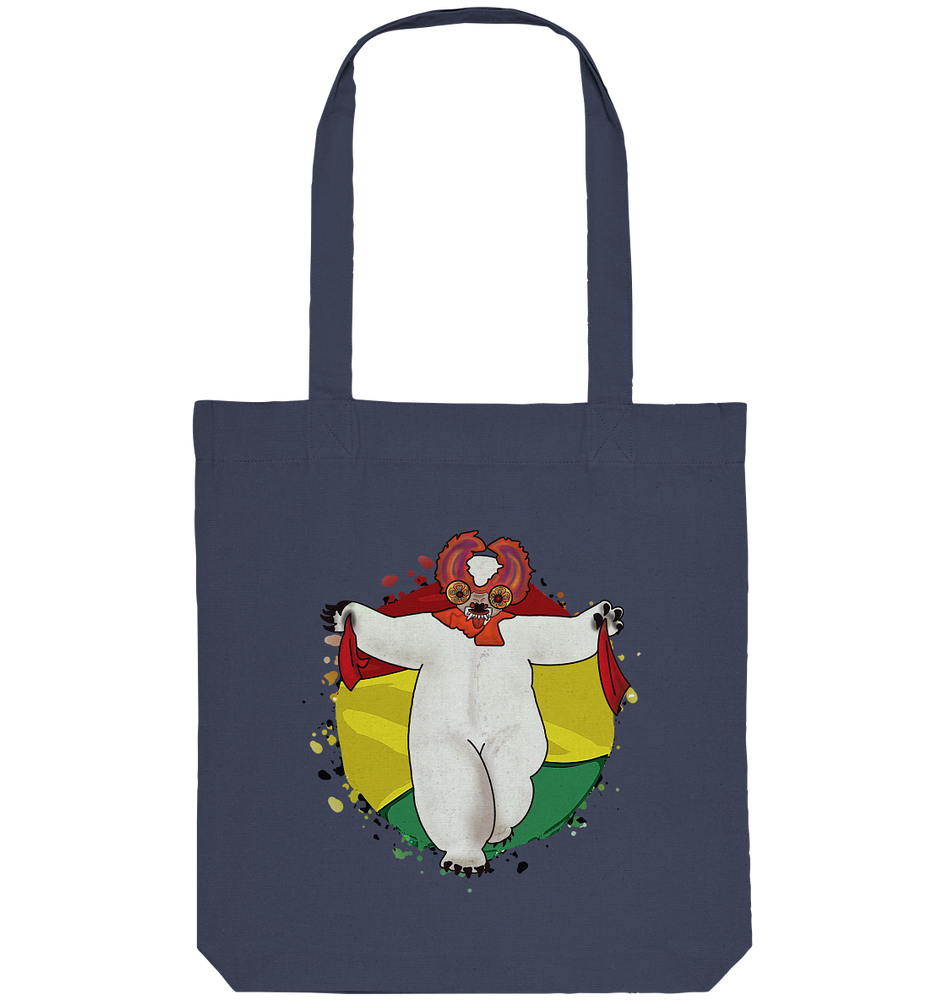 
                  
                    Bolsa de compras Oso Diablada - Orgánica (80% algodón reciclado, varios colores)
                  
                