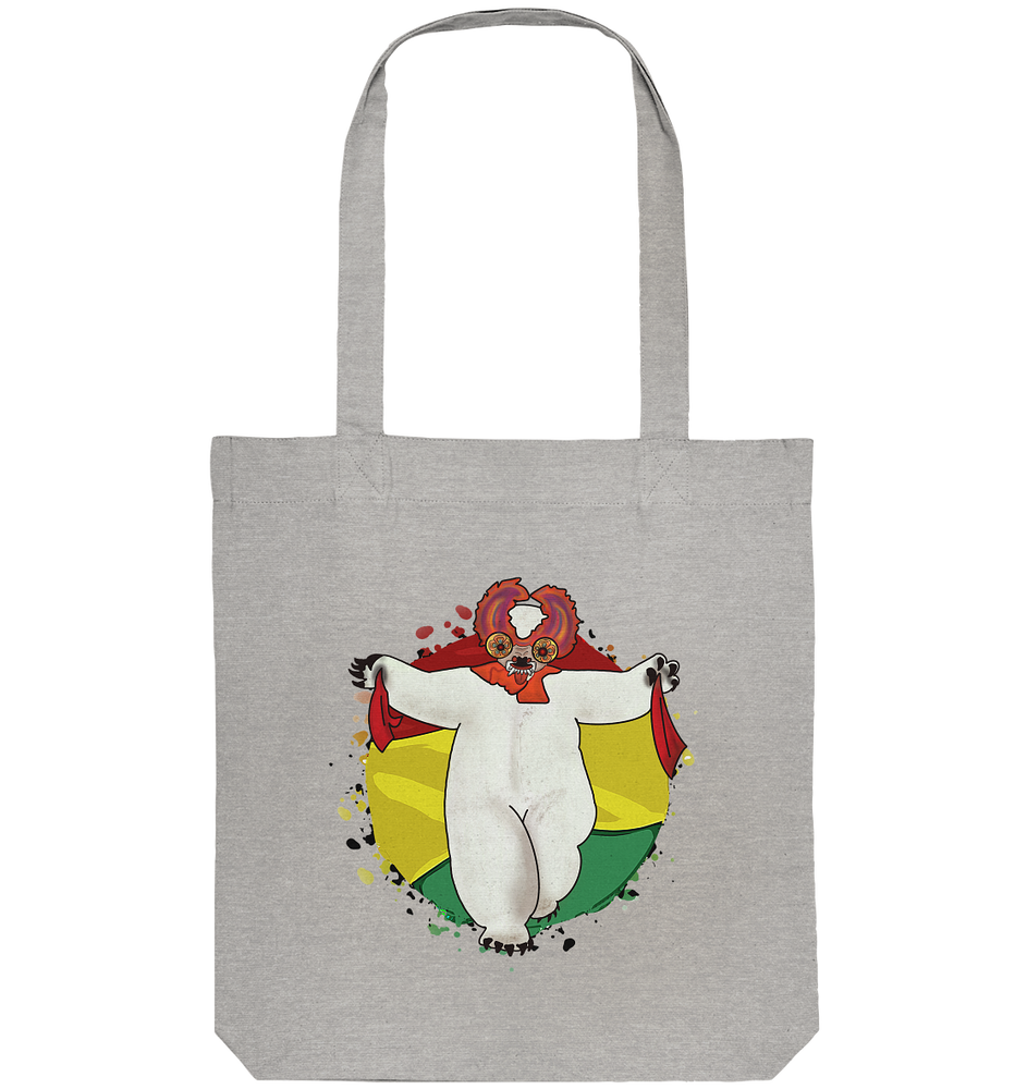
                  
                    Bolsa de compras Oso Diablada - Orgánica (80% algodón reciclado, varios colores)
                  
                