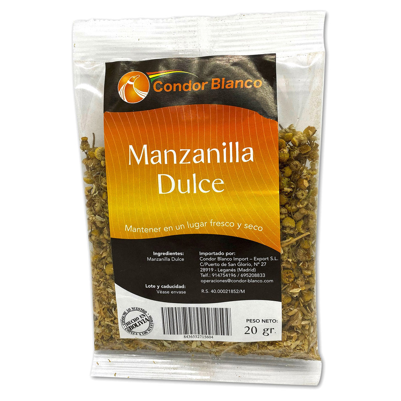 
                  
                    Manzanilla Dulce (süße Kamillenblüten)
                  
                