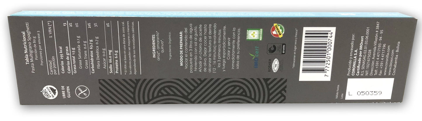 
                  
                    Pasta: Bio-Spaghetti aus Quinua, Amaranth, Reis
                  
                