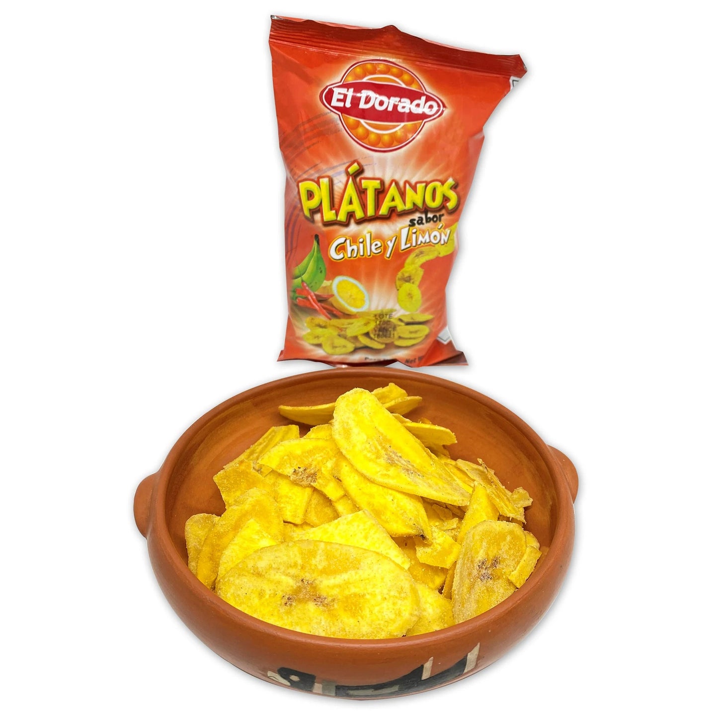 Plátanos Kochbananenchips mit Zitrone und Chili