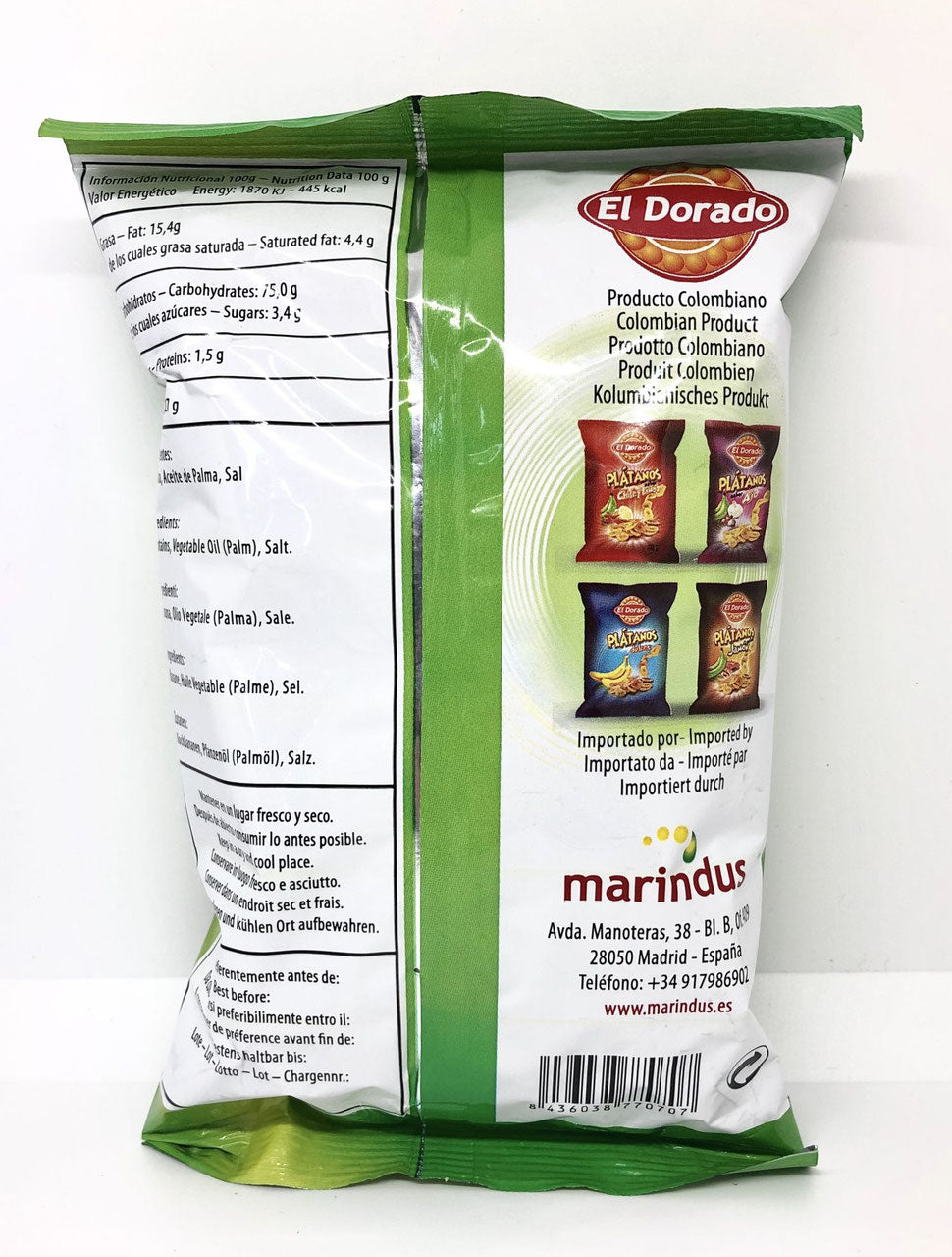 
                  
                    Plátanos con Sal Kochbananenchips
                  
                